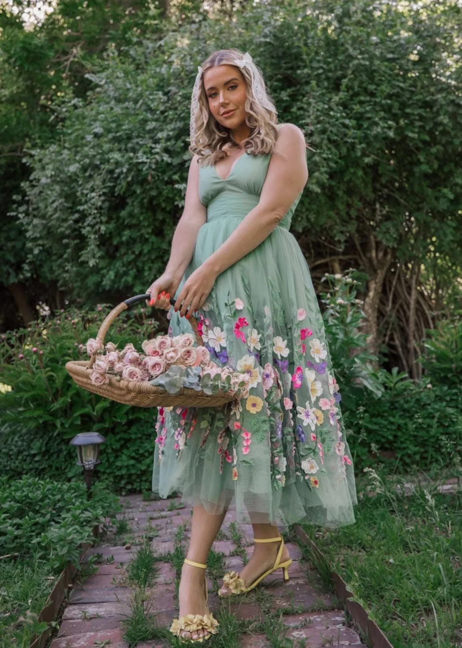 JessaKae Bouquet Dress* Midi Dresses