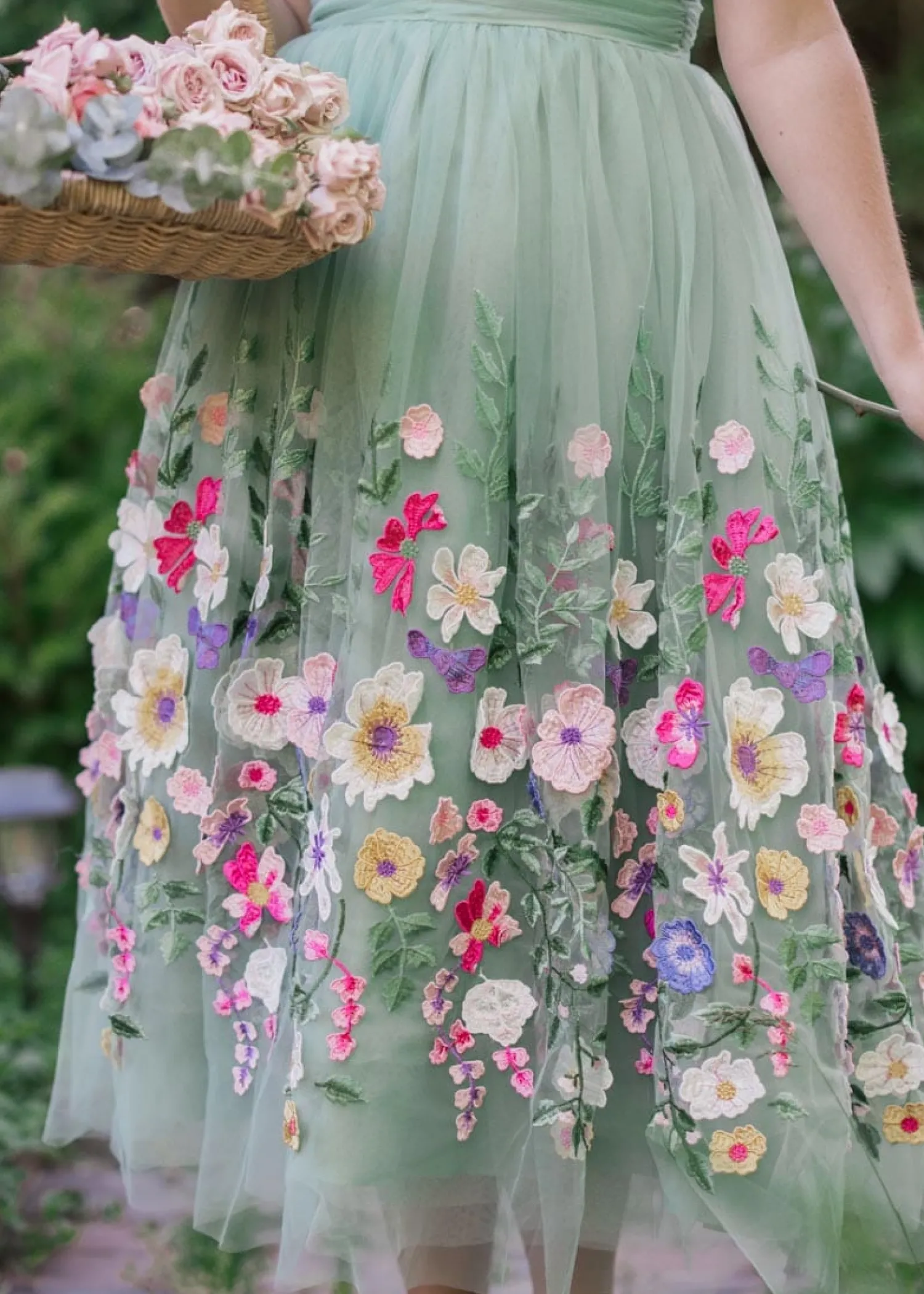 JessaKae Bouquet Dress* Midi Dresses