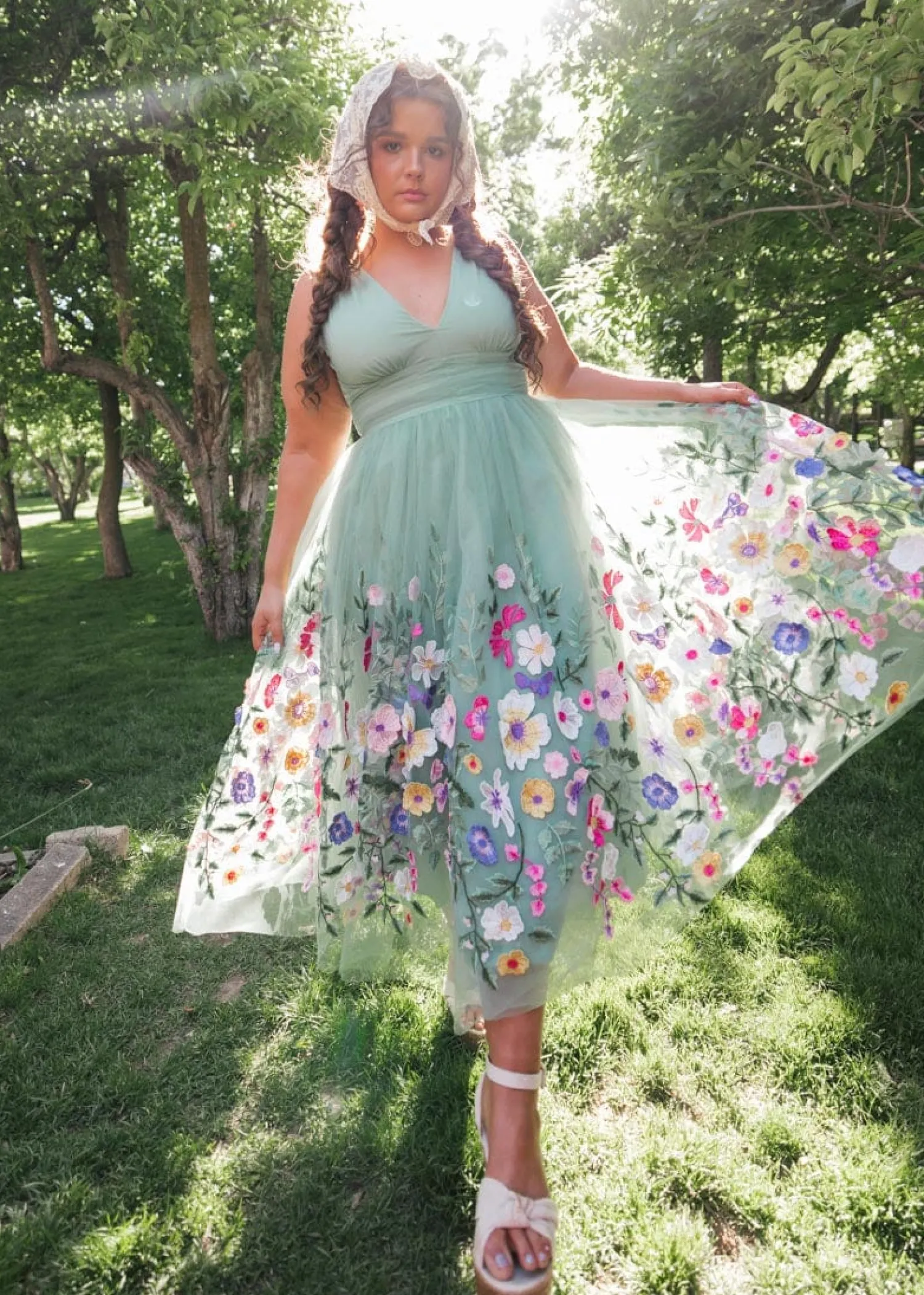 JessaKae Bouquet Dress* Midi Dresses