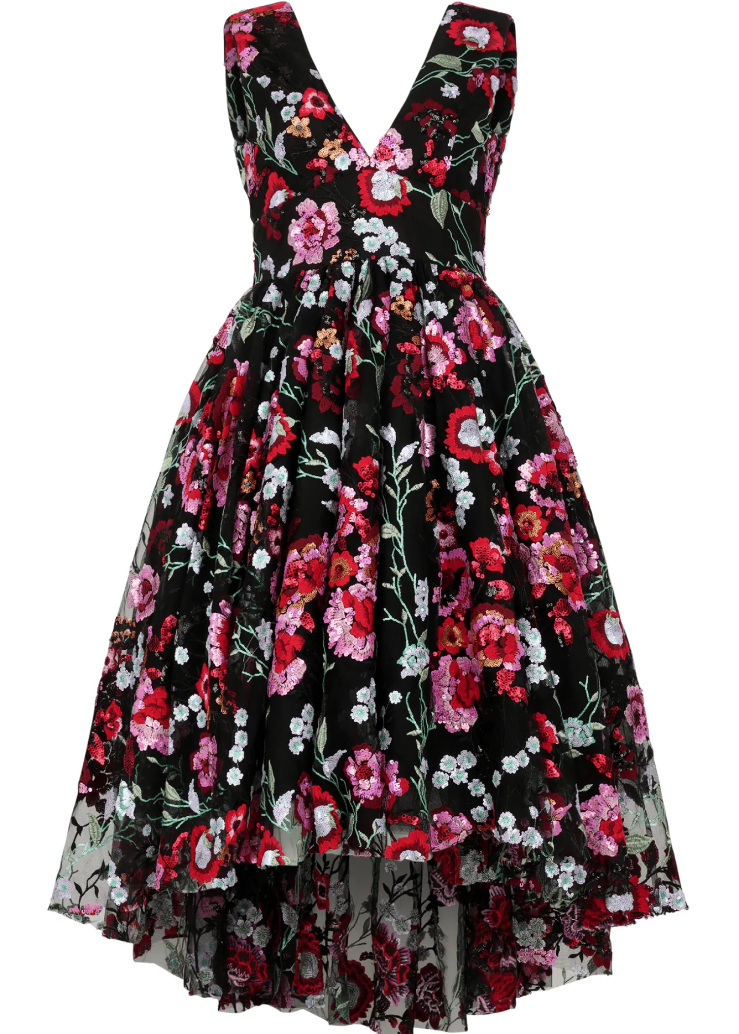 JessaKae Ebony Rose Dress* Midnight Collection|Midi Dresses