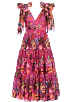 JessaKae Hibiscus Dress* Midi Dresses