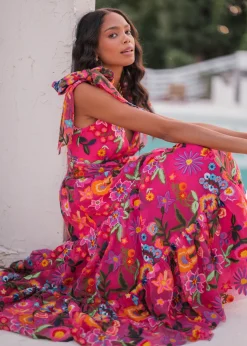 JessaKae Hibiscus Dress* Midi Dresses