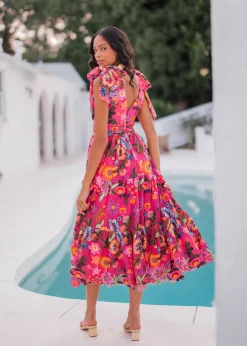 JessaKae Hibiscus Dress* Midi Dresses