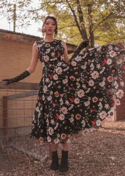 JessaKae Lilith Dress* Midnight Collection|Midi Dresses