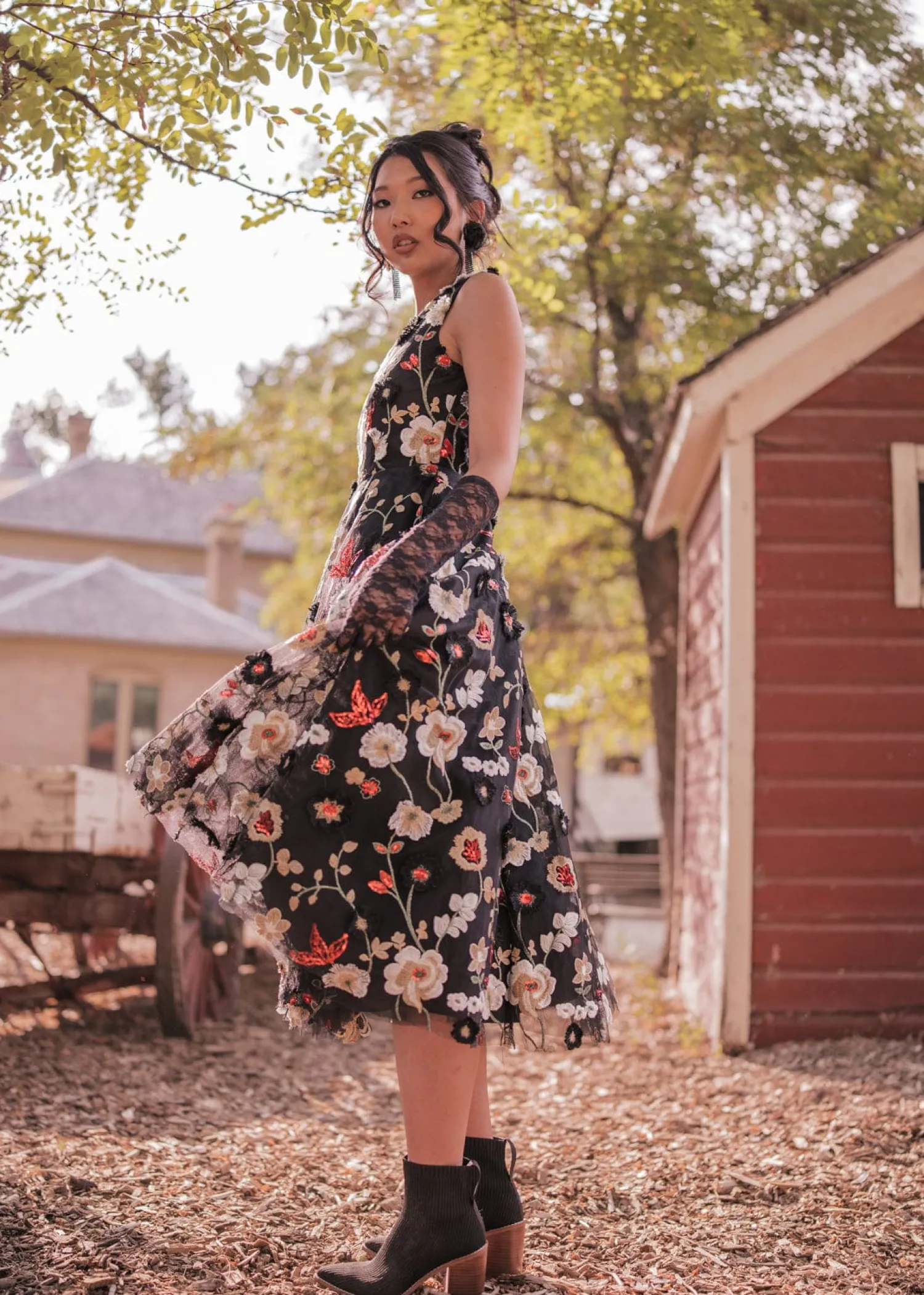 JessaKae Lilith Dress* Midnight Collection|Midi Dresses