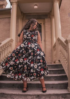 JessaKae Lilith Dress* Midnight Collection|Midi Dresses