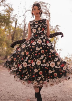 JessaKae Lilith Dress* Midnight Collection|Midi Dresses