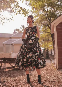 JessaKae Lilith Dress* Midnight Collection|Midi Dresses