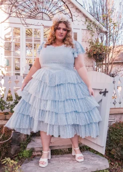 JessaKae Mia Dress - Pink + Blue* Girls Dresses Under $50