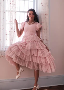 JessaKae Mia Dress - Pink + Blue* Girls Dresses Under $50