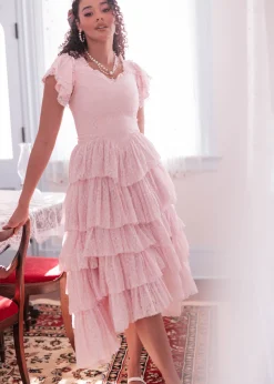 JessaKae Mia Dress - Pink + Blue* Girls Dresses Under $50