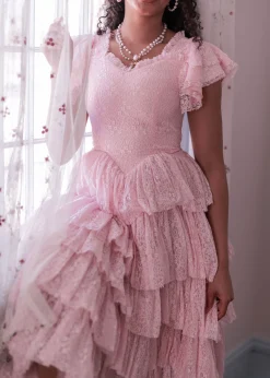 JessaKae Mia Dress - Pink + Blue* Girls Dresses Under $50