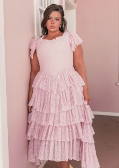 JessaKae Mia Dress - Pink + Blue* Girls Dresses Under $50