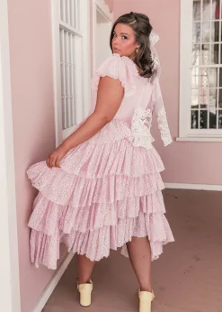 JessaKae Mia Dress - Pink + Blue* Girls Dresses Under $50