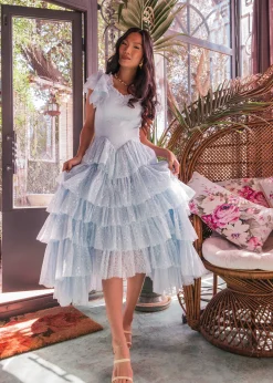 JessaKae Mia Dress - Pink + Blue* Girls Dresses Under $50
