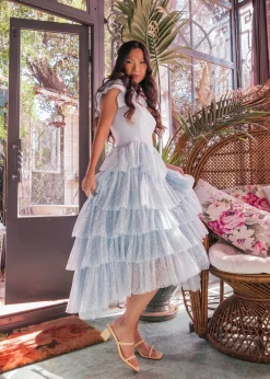 JessaKae Mia Dress - Pink + Blue* Girls Dresses Under $50