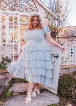 JessaKae Mia Dress - Pink + Blue* Girls Dresses Under $50