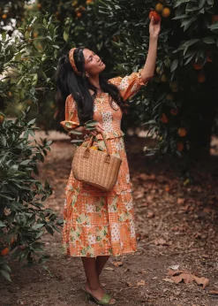 JessaKae Orange Blossom Dress* Midi Dresses