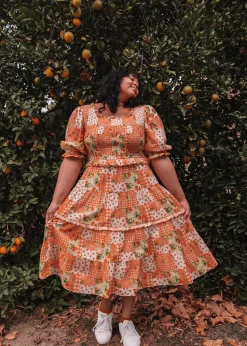 JessaKae Orange Blossom Dress* Midi Dresses