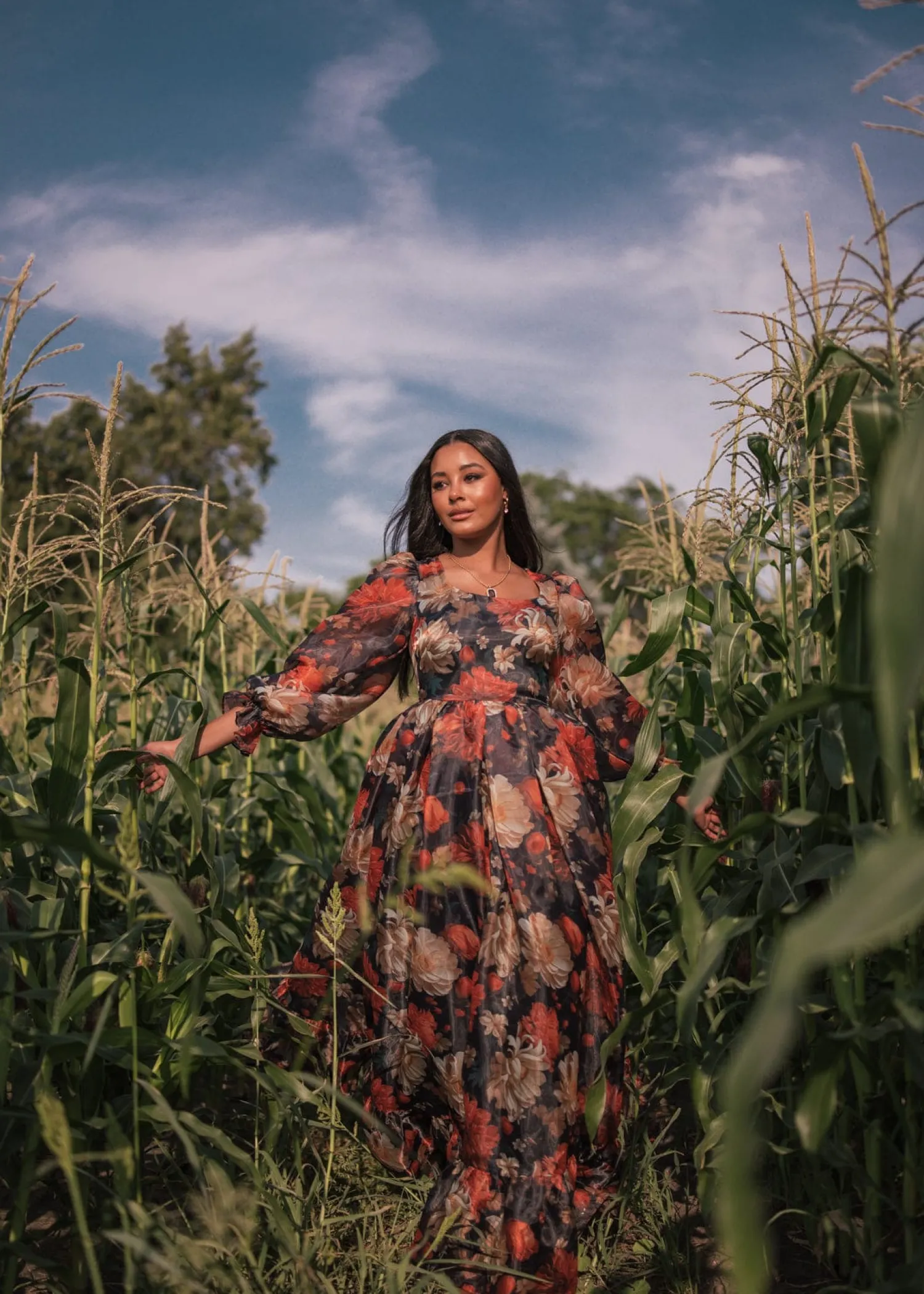 JessaKae Sable Dress* Midnight Collection|Midi Dresses