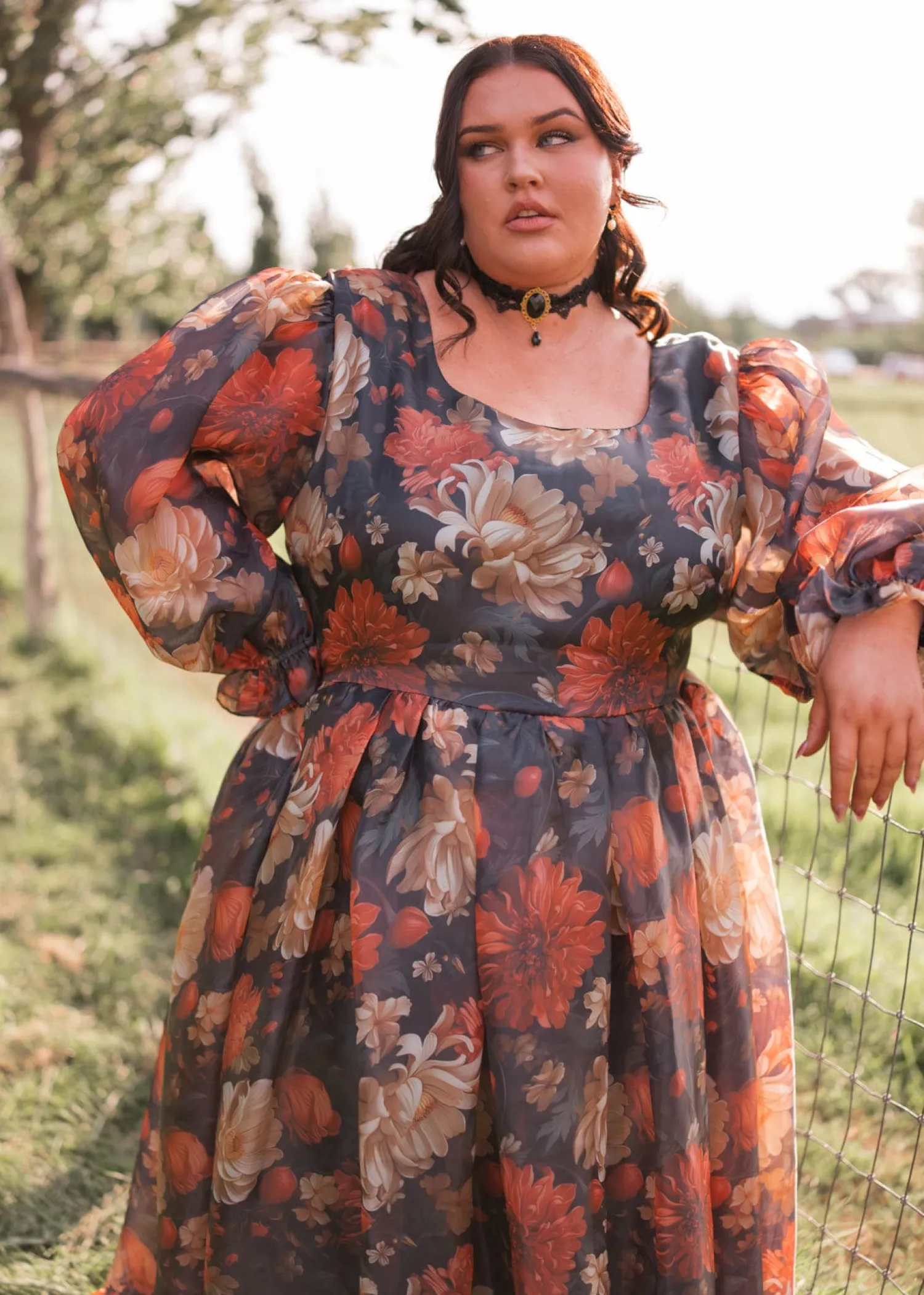 JessaKae Sable Dress* Midnight Collection|Midi Dresses