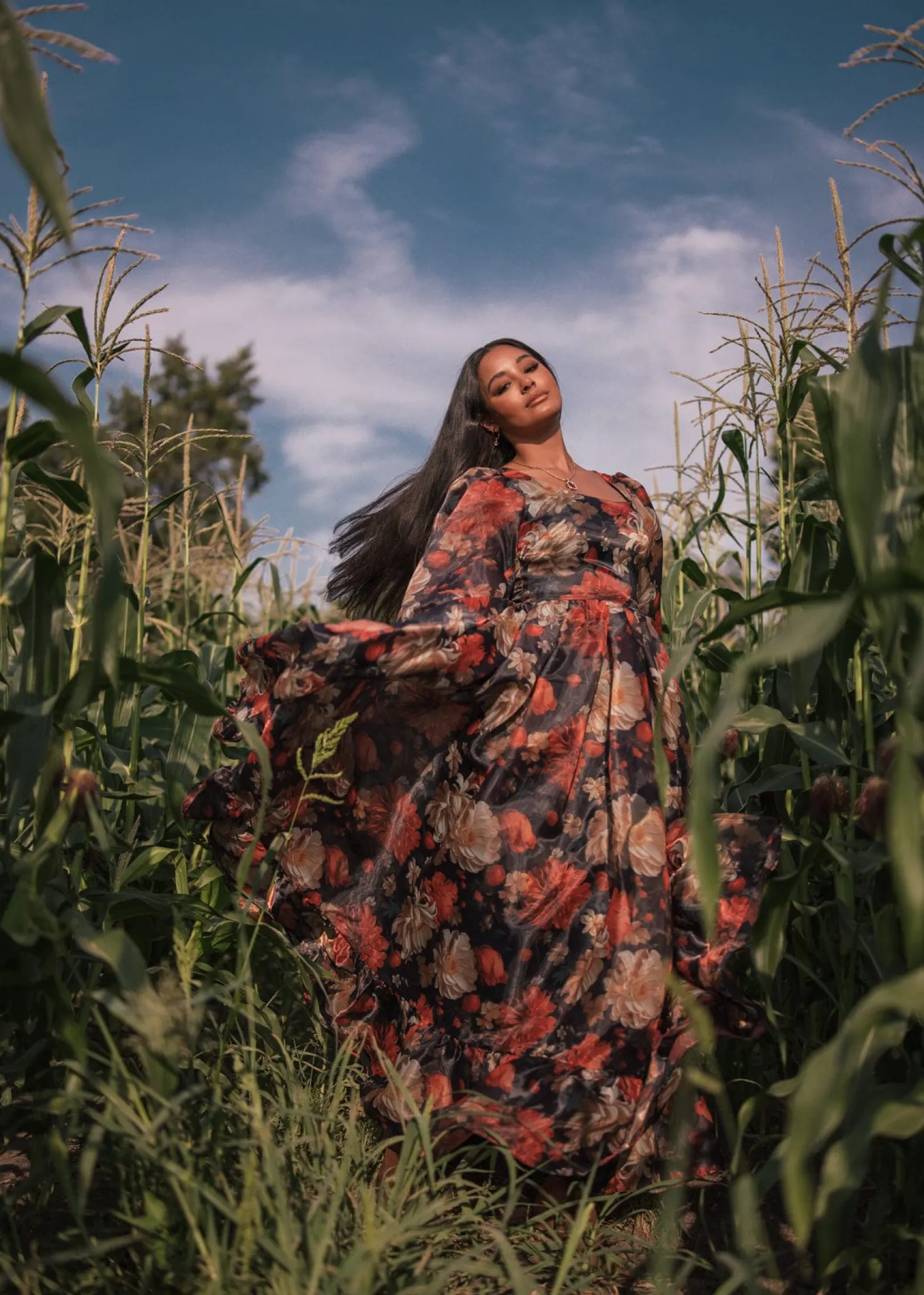 JessaKae Sable Dress* Midnight Collection|Midi Dresses