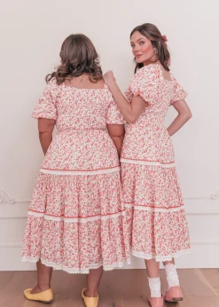 JessaKae Strawberry Shortcake Dress* Midi Dresses