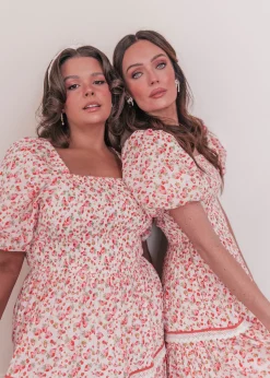 JessaKae Strawberry Shortcake Dress* Midi Dresses