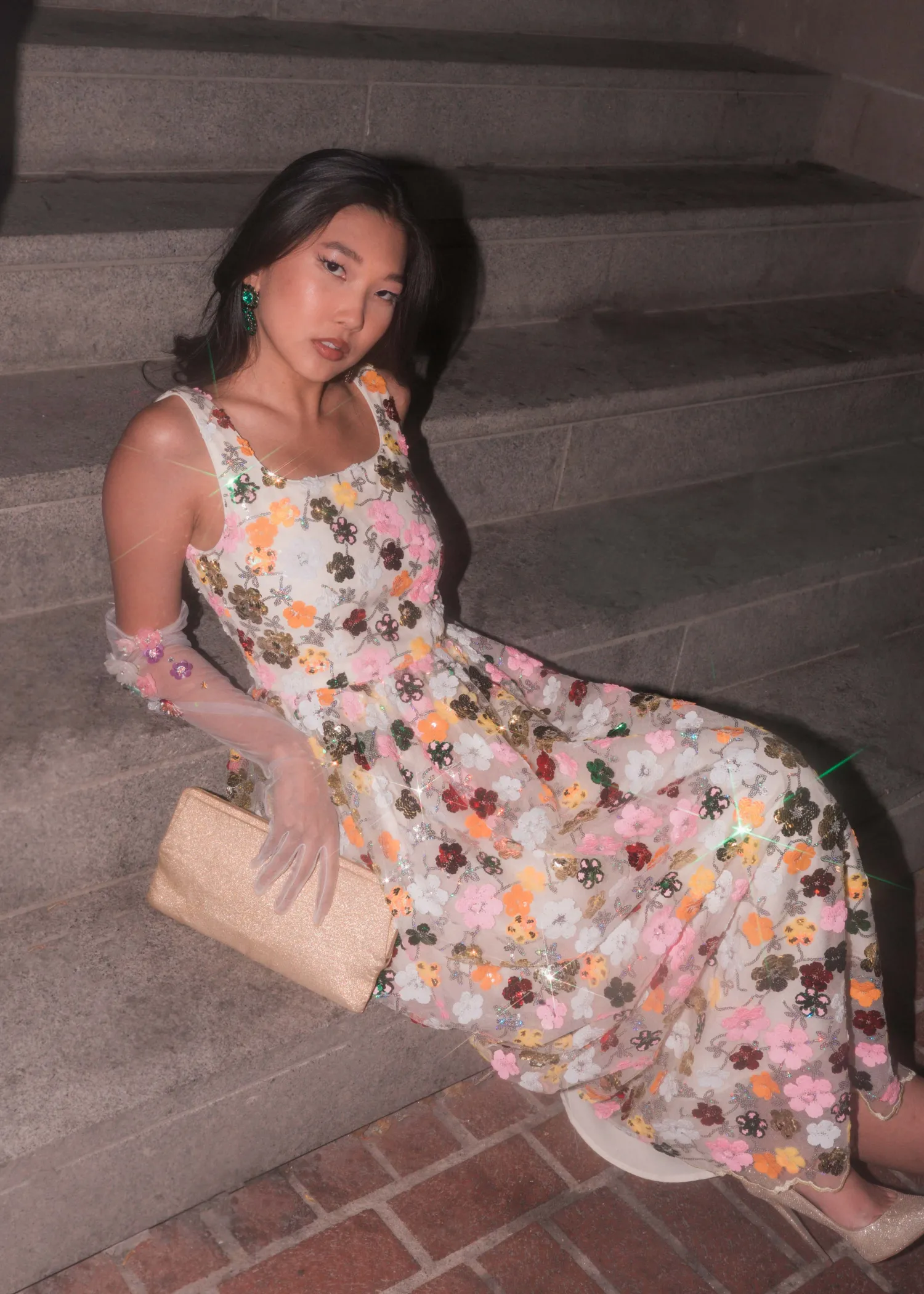 JessaKae Tinsel Dress* Maxi Dresses